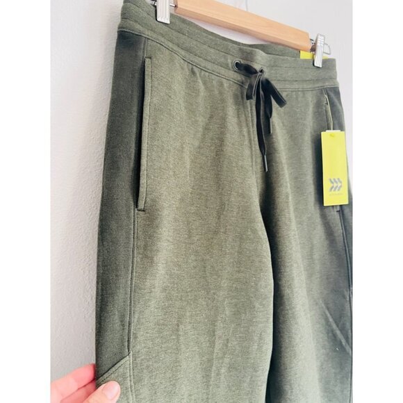 NWT All In Motion Olive Green Pants with hidden zipper sz S - Picture 1 of 8